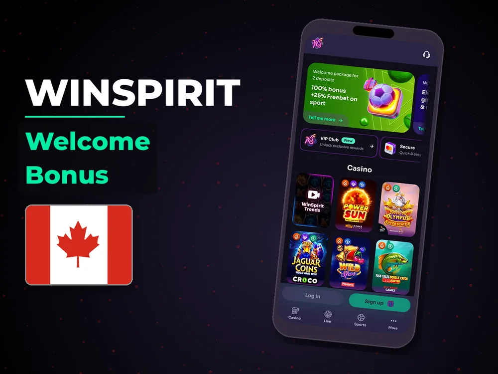 Winspirit - Welcome Bonus