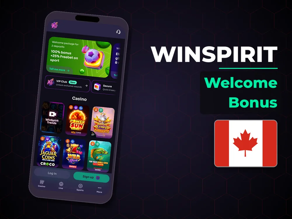 Winspirit - Welcome Bonus